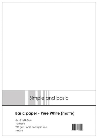 Simple and basic A4 Karton